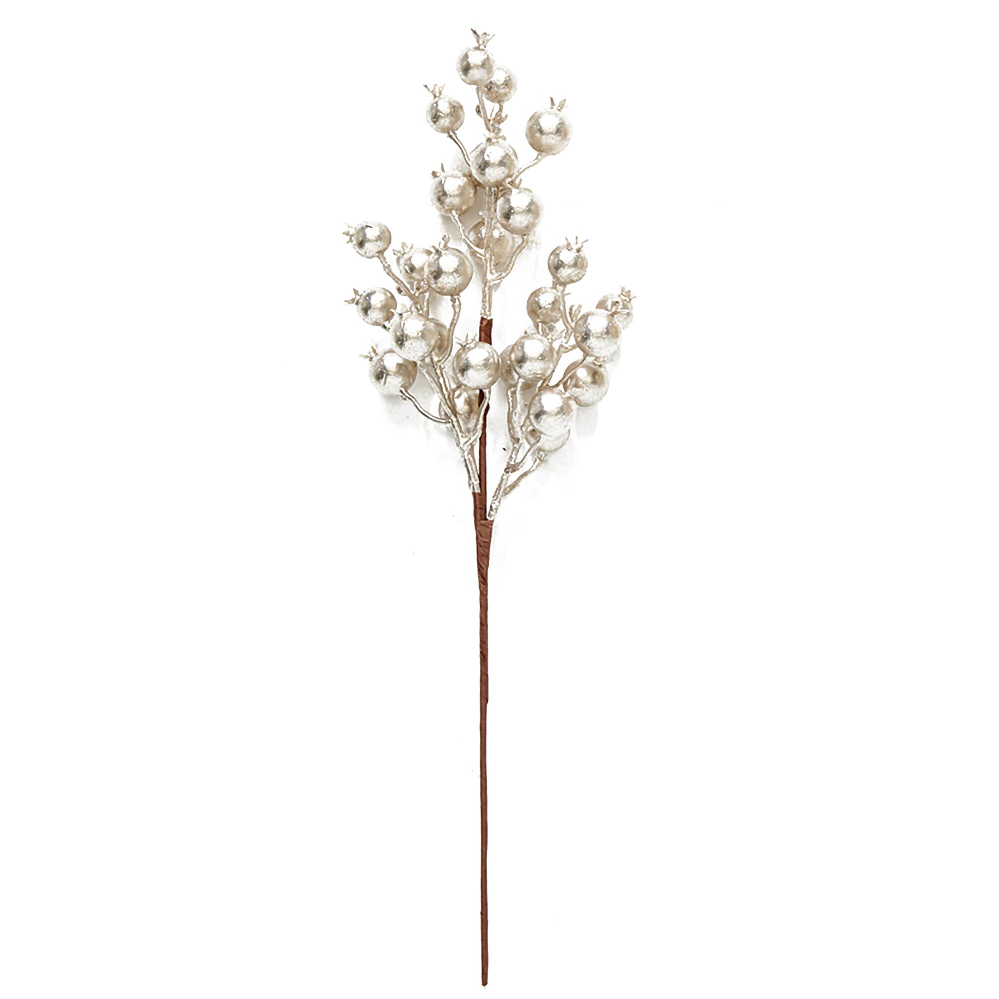 18" Holly Berry Artificial Christmas Sprays